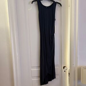 NWT Design Lab Lord & Taylor Midnight Blue High Low Dress